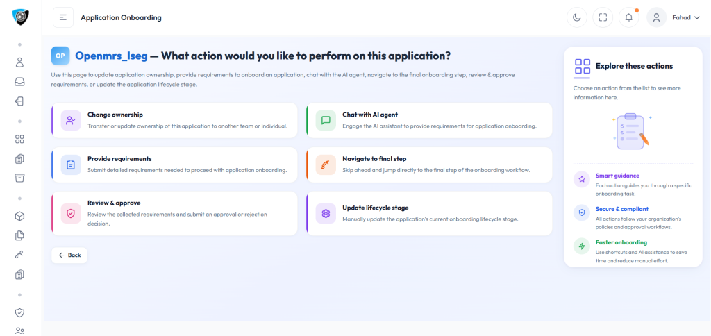 CyberSolve IDXP app onboarding main screen